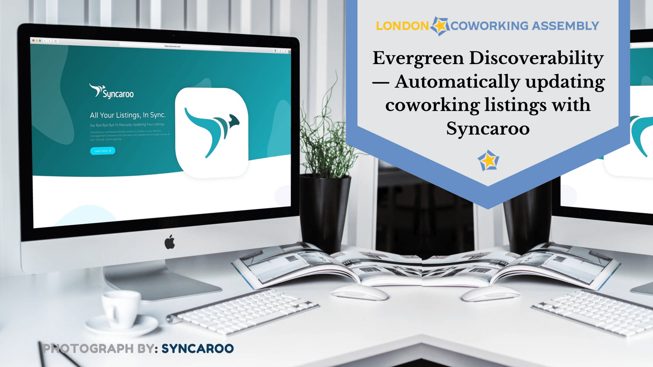 Evergreen Discoverability — Automatically updating coworking listings with Syncaroo